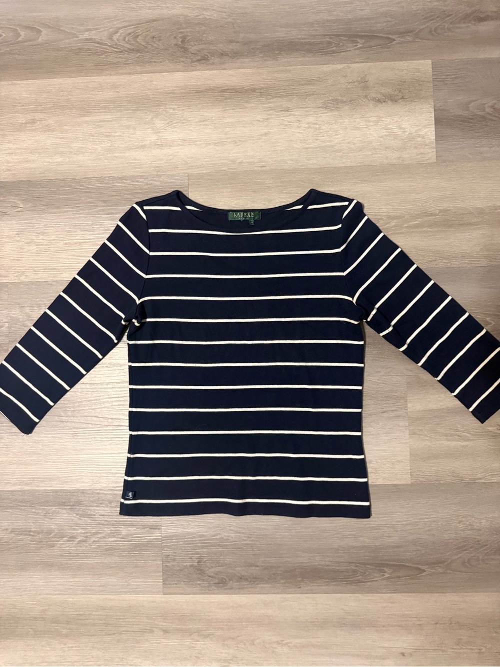 Ralph Lauren quarter sleeve cotton top